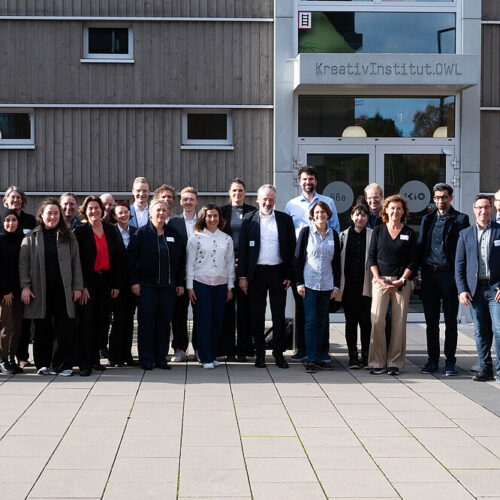 Vertreter:innen Der Neun Kooperationsplattformen Beim Jährlichen Vernetzungstreffen Am 30. Oktober An Der TH OWL In Detmold.